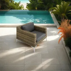 Tectake tectake® Modulares Rattanset Villanova 85 x 89 x 72 cm