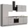 Nobilia Küchenzeile Touch II 300 cm grau