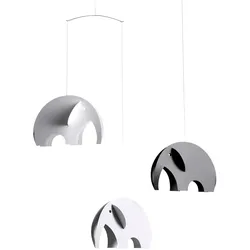 Flensted Mobiles - Olephants Mobile, grau