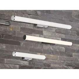 meine wunschleuchte LED Badlampe Set Wand mit Schalter Schwarz 60cm Gäste WC Spiegelleuchte seitlich