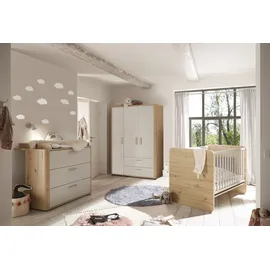 Mäusbacher Babyzimmer-Set Lilly 3tlg. Holzoptik Asteiche