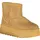 Laura Biagiotti Stylische Damenstiefel Braun mit Fell & Strassdetails für den Winter - Braun