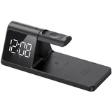 Havit W3042 3 in 1 Wireless Charging Station, Auto, USB, Display Nachtlicht