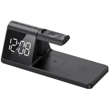 Havit W3042 3 in 1 Wireless Charging Station, Auto, USB, Display Nachtlicht