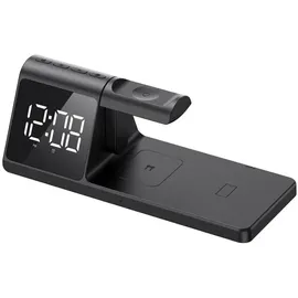 Havit W3042 3 in 1 Wireless Charging Station, Auto, USB, Display Nachtlicht