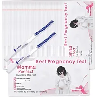50 Stück Schwangerschaftstest Frühtest, Hcg Test Schnellerkennung, Pregnancy Test Streifen,Zuverlässigen Ergebnissen, Separat Verpackt, schwangerschaftstest streifen Einfache Anwendung für Zu Hause