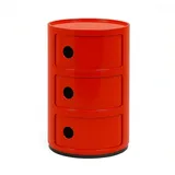 Kartell Componibili Standcontainer 32 x 32 x 58 cm rot
