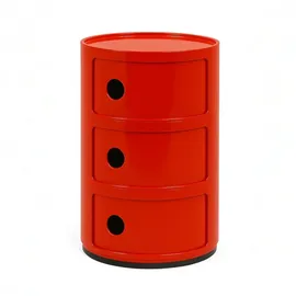 Kartell Componibili Standcontainer 32 x 32 x 58 cm rot