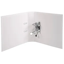 Exacompta Ordner aus PVC mit 2 Ringen, Rücken 70mm weiss