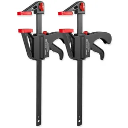 WALTER Schnellspannzwingen Set 2-tlg. 300?mm 120?kg Spannkraft einfach bedienbar