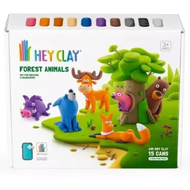 Hey Clay Set Waldtiere Bastelwerkzeug