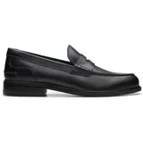 CLARKS Craft James Lo Herren Black Leather, 46