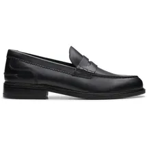CLARKS Craft James Lo Herren Black Leather, 46