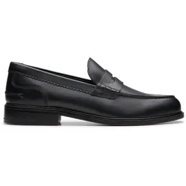 CLARKS Craft James Lo Herren Black Leather, 46