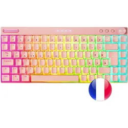 Mars Gaming MKCLOUDPRFR, Verkabelt & Kabellos, USB + Bluetooth, Mechanischer Swi