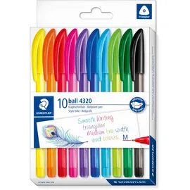 Staedtler Kugelschreiber Ergonomisch Mehrfarbig 10 St.