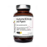 Kurkuma BCM-95® (CURCUGREEN®) mit Piperin 60 Kapseln Nahrungsergänzungsmittel