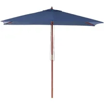 Beliani Sonnenschirm 195 x 144 cm Blau