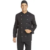 Leiber Kochjacke Unisex schwarz, Gr. 48