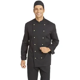 Leiber Kochjacke Unisex schwarz, Gr. 48