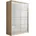 Kleiderschrank 150 x x Hellbraun/Weiß