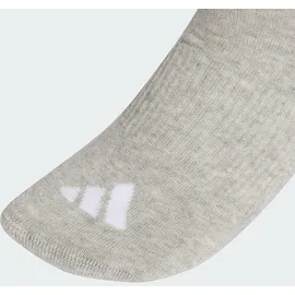 adidas 3er Pack Cushioned Sportswear Mid Cut Socken Grau/Weiß/Schwarz 40-42