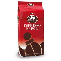 Saquella Miscela Espresso Napoli aromatischer und kräftiger Geschmack 1 Kg ganze