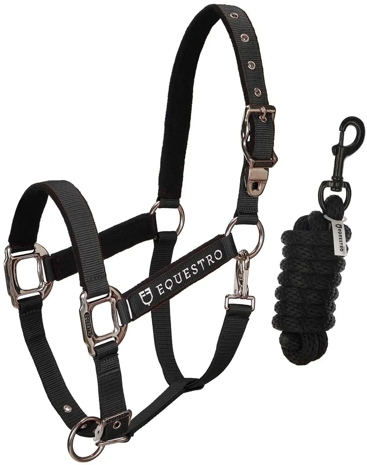 Equestro Halfter gepolstert doppelt verstellbar