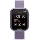 OPS!SMART OPSSW-18 BT 38 mm Kunststoffgehäuse Lila Sportarmband Schwarz One Size