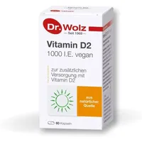 Dr Wolz Zell Vitamin D2 1000 I.E. vegan Kapseln 60 St.