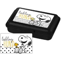 UNITED LABELS Peanuts - Lieblings Hund Brotdose mit Trennwand schwarz