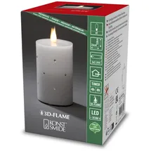 Konstsmide LED Echtwachskerze 1 St. weiß