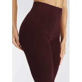 LASCANA Strickstrumpfhose Damen 1x pflaume, 1x anthrazit Gr.32/34