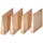BGS Do it yourself Holzkeile-Satz 86678, 4-tlg.