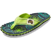 Gumbies Original Flipflop - 44 - Lime Hibiscus