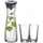 WMF Wasserkaraffe Basic Schwarz,