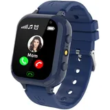 ELEJAFE Smartwatch Kinder, Kinder Smartwatch Telefon mit Anruffunktion 25 Spiele SMS SOS Kamera Musik Wecker Schrittzähler, Smartwatch mit SIM Karte für Mädchen und Jungen 3-12 Jahre Geschenk