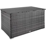 Tectake tectake® Auflagenbox, mit Aluminiumgestell Oslo, 145x82,5x79,5cm