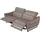Egoitaliano "Dafne, elegantes Designsofa mit hohem Sitzkomfort", mit und ohne elektrischer Relaxfunktion, Kopfteile manuell verstellbar grün