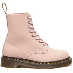 Schnürboots DR. MARTENS "Pascal 1460", Damen, Gr. 37, rosa, Nubukleder, modisch, Schuhe, Stiefel, Boots aus weichem Nubukleder