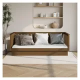 vidaXL Tagesbett 80 x 200 cm Honigbraun