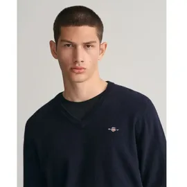 GANT V-Ausschnitt-Pullover Blau S