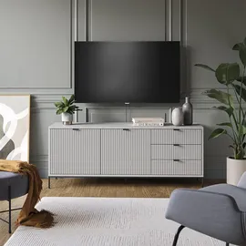 Vicco Eliza TV-Lowboard 150 x 42 cm Grau Holzwerkstoff