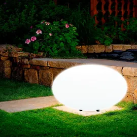 Tectake Kugelleuchte Luminous Eye, LED, mit Fernbedienung - Leuchten, Außenbeleuchtung, Außenleuchten