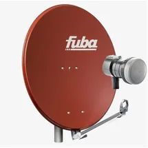 Fuba DAL 801 R Sat Anlage Antenne Schüssel Spiegel Single LNB DEK 117 1 Teilnehmer Alu Sat-Schüssel/Sat-Spiegel Rot Fuba DEK 117 Single LNB fü
