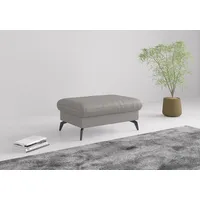 sit&more Polsterhocker SIT & MORE "Morris", grau (light grau), B:103cm H:47cm T:69cm, Hocker, Polsterhocker, wahlweise mit praktischen Stauraum