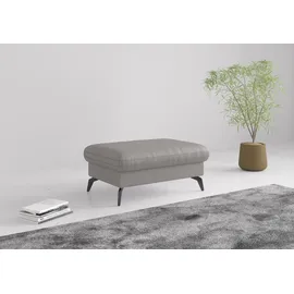 sit&more Polsterhocker SIT & MORE "Morris", grau (light grau), B:103cm H:47cm T:69cm, Hocker, Polsterhocker, wahlweise mit praktischen Stauraum