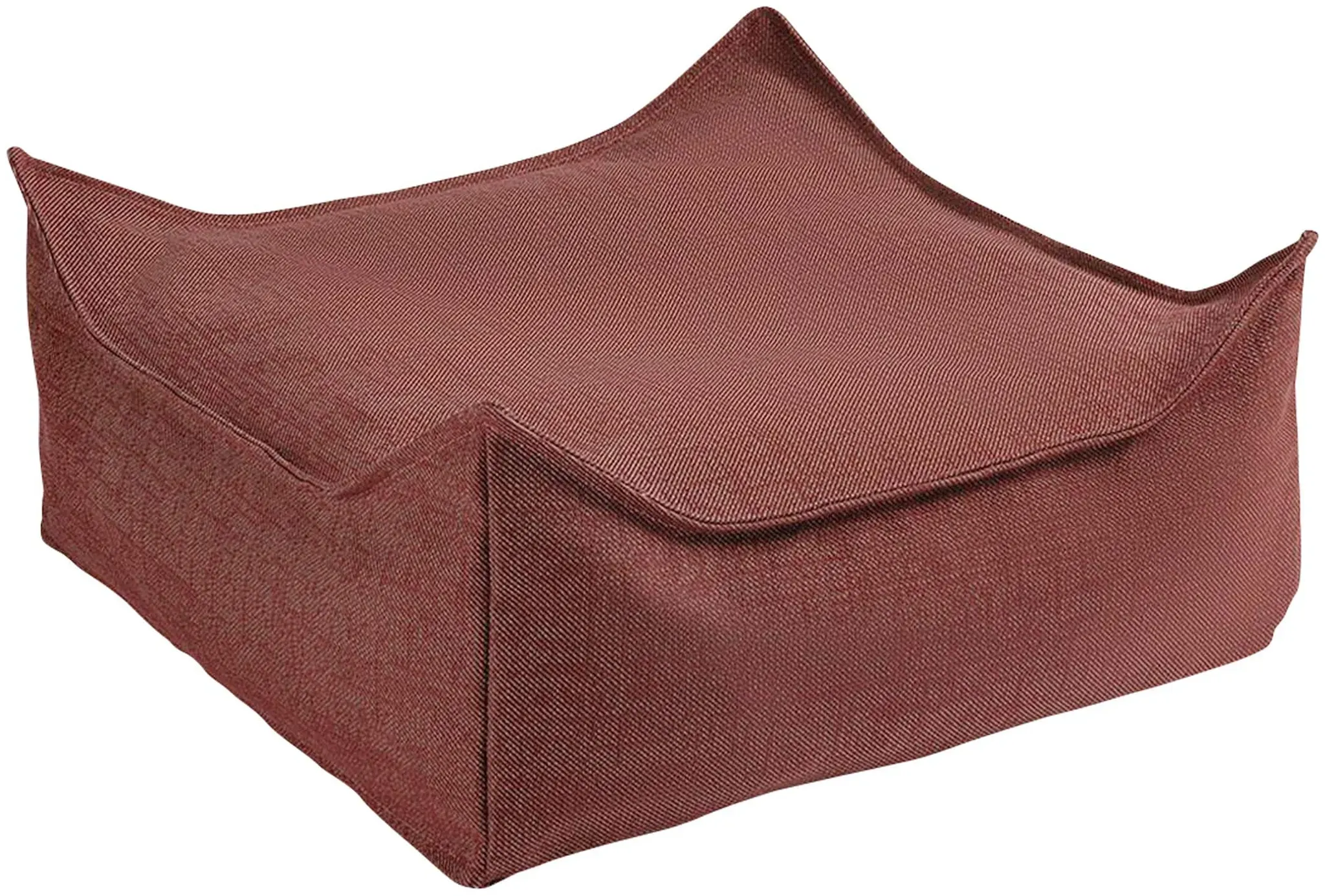 wigiwama Sitzsack Outdoor quadratisch, rot