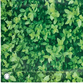 Tectake Balkonbespannung, witterungsbeständig und pflegeleicht, mit metallverstärkten Ösen, 600 x 90 cm