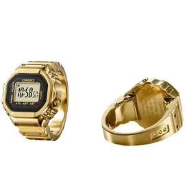 Casio Ring Uhr Digital Edelstahl 0 mm CRW-001G-9ER